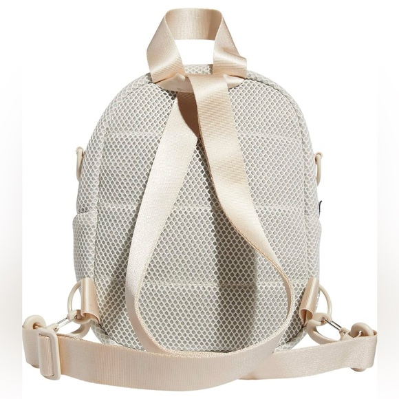 Adidas Beige Textured Mini Backpack - Picture 4 of 4